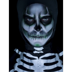 maquillage squelette phosphorescent halloween, brille dans le noir , BZ163A