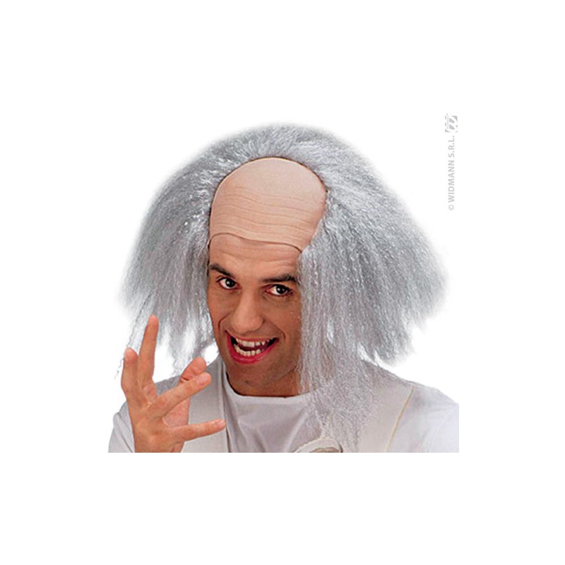 perruque professeur Einstein pour homme - deguisement savant