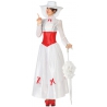 deguisement Mary Poppins adulte, la nourrice magique avec robe et chapeau