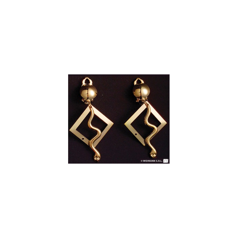 bijou egyptien - boucles d'oreilles serpent - deguisement egyptienne