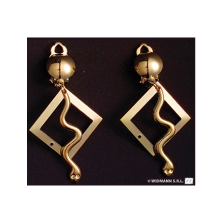 bijou egyptien - boucles d'oreilles serpent - deguisement egyptienne