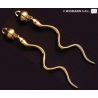 boucles d'oreilles egyptiennes, modèle 4 - bijoux deguisements egyptiens boucles d'oreilles egyptiennes, modèle 4 - bijoux deguisements egyptiens