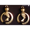 boucles d'oreilles egyptiennes, symbole pharaon - costumes egyptiens boucles d'oreilles egyptiennes, symbole pharaon - costumes egyptiens