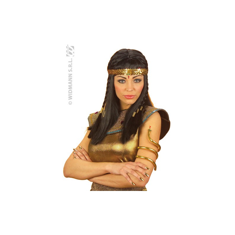 Bracelet de reine d'egypte Cleopatre, accessoire deguisements egyptiens