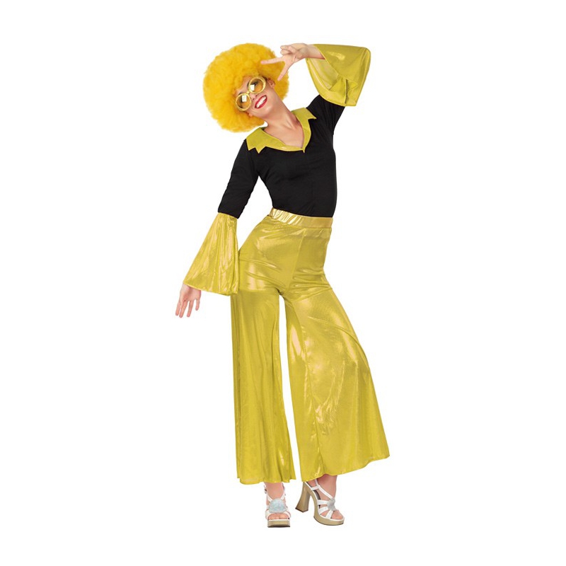 Déguisement femme disco or