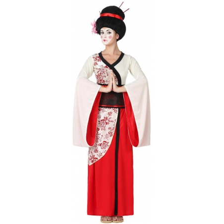 Déguisement de geisha adulte luxe
