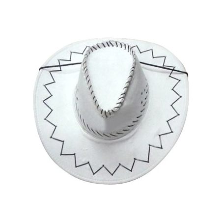 Chapeau de cowboy blanc