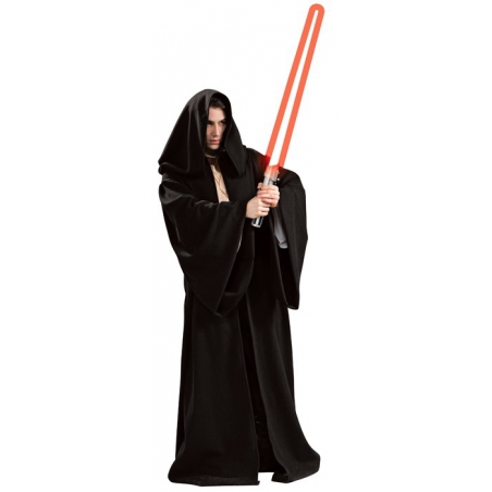 Déguisement Sith deluxe, longue cape noire à capuche - costume Star Wars pour adulte