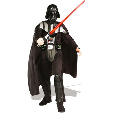 Costume Dark Vador luxe pour adulte avec col et ceinture 3D - Costumes Star Wars