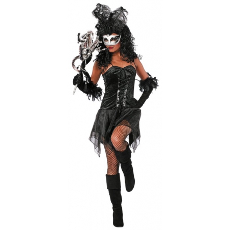 Déguisement ange noir vénitien femme - Carnaval de Venise et Halloween