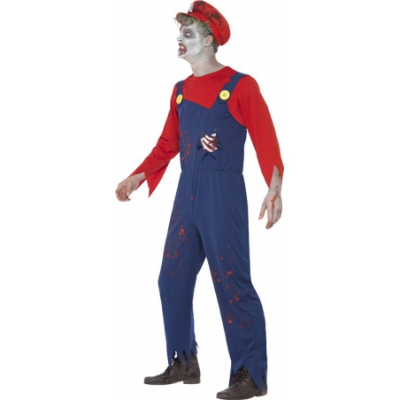 deguisement mario halloween pour adulte - deguisements heros halloween zombie ad Mario zombie halloween