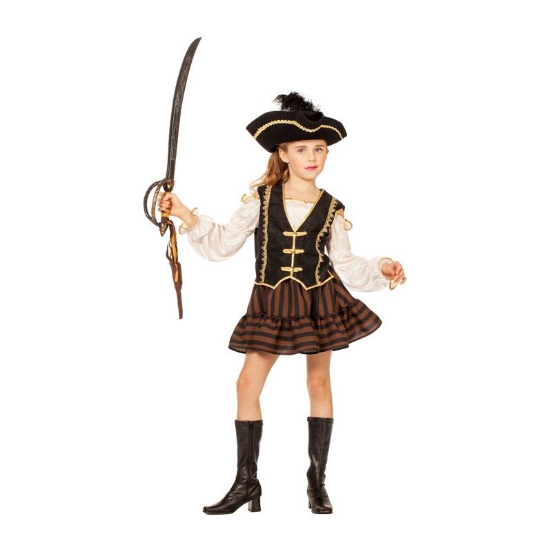 Déguisement pirate fille luxe