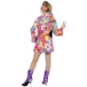 Déguisement hippie pour fille avec robe et bandeau 