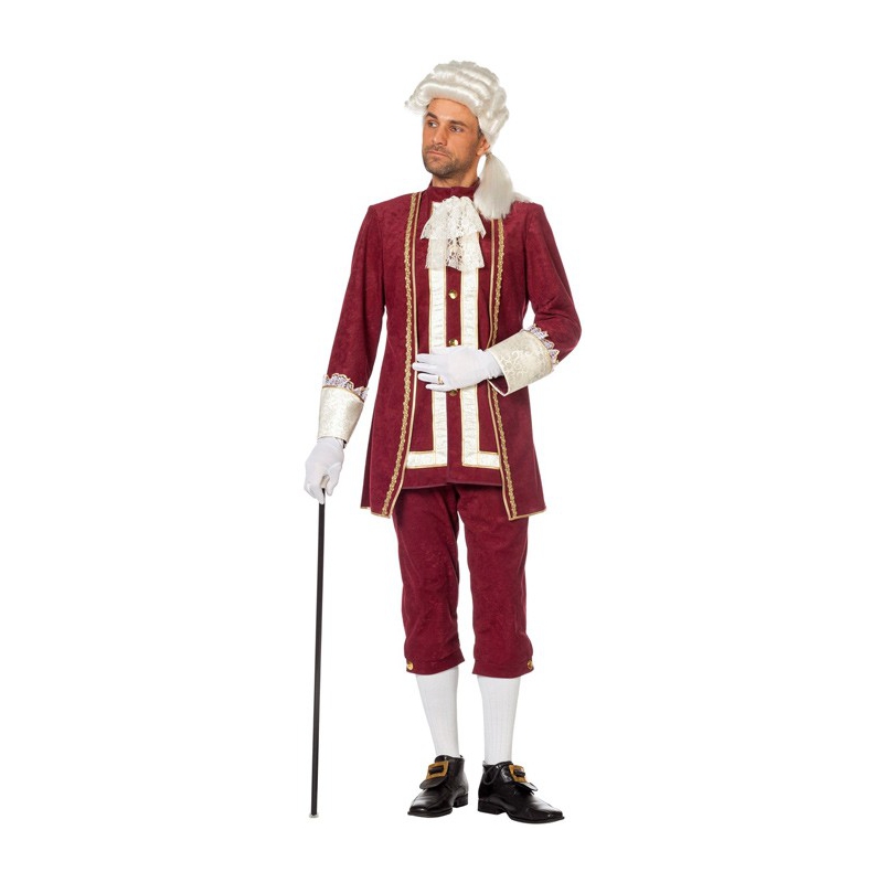 Déguisement marquis bordeaux luxe adulte