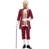 Déguisement marquis bordeaux luxe adulte - costume carnaval, bal masqué