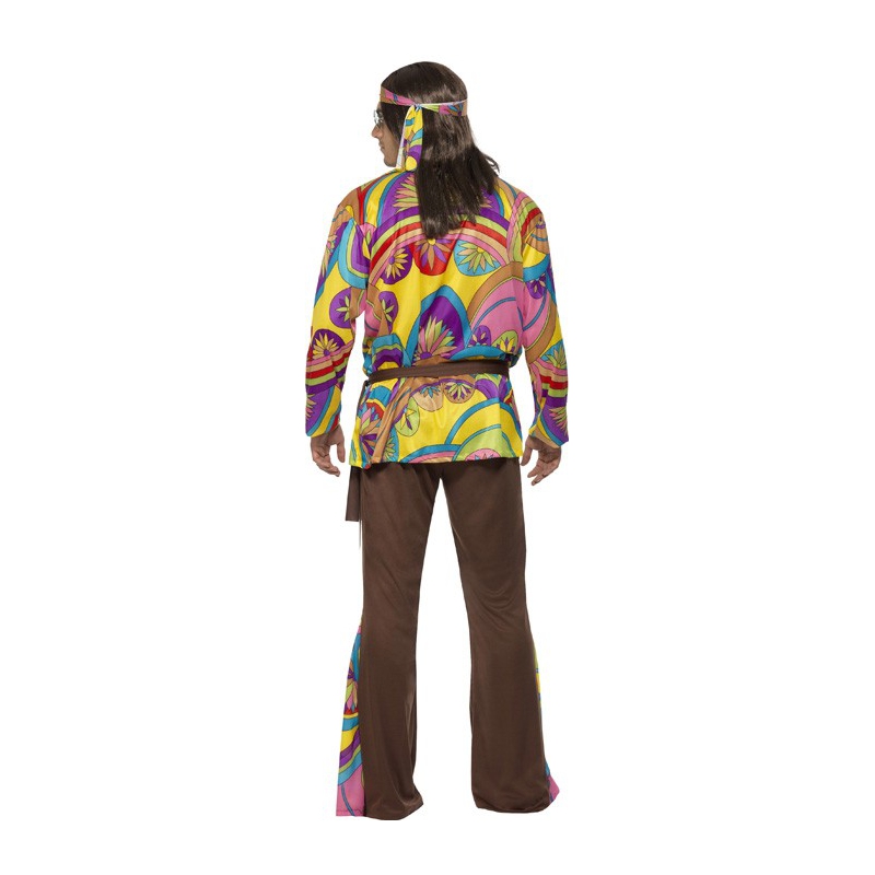 costume hippie homme 1960, disponible en taille XL - deguisements hippie