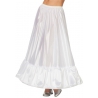 Jupon blanc avec cerceau, accessoire déguisement robe de princesses