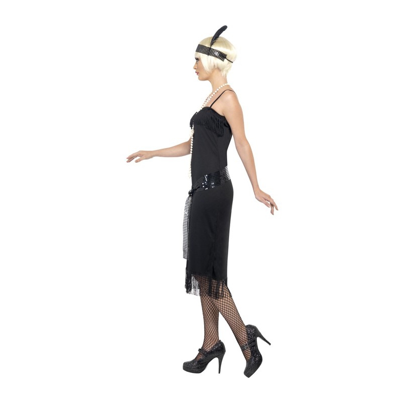 déguisement années 30 femme - costume charleston noir