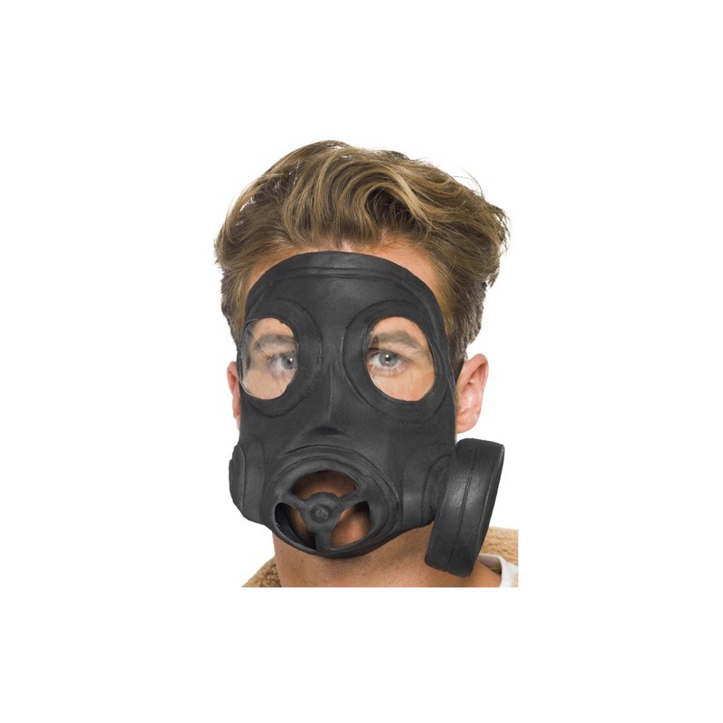 Masque à gaz noir adulte