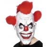Masque de clown tueur en latex avec cheveux - masques halloween