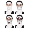 Kit de maquillage squelette mexicain pour femme, réalisez facilement votre maquillage d'halloween en 4 étapes
