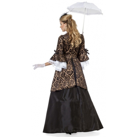 deguisement de princesse noire adulte - costume carnaval marquise noire, vampire