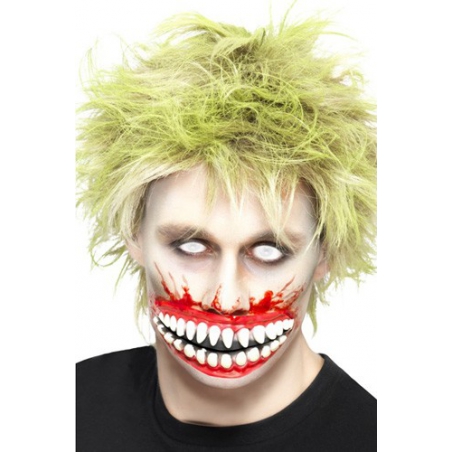 Bouche de zombie latex