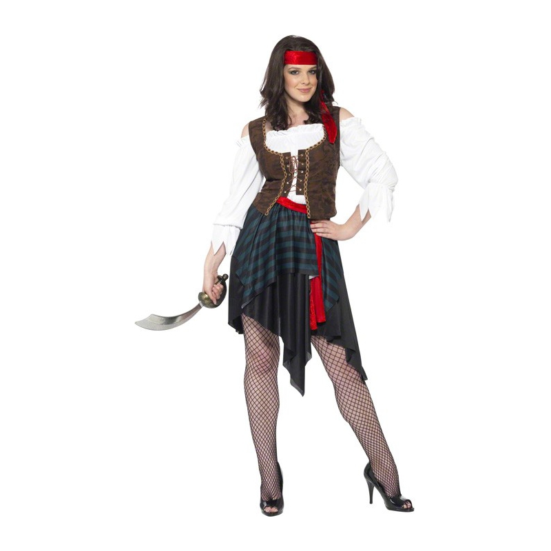 deguisement femme pirate femme décliné en grande taille XL et XXL - BZ185S