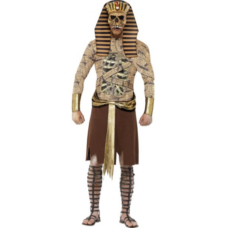 Déguisement pharaon zombie adulte - costume egyptien halloween