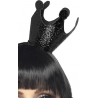 couronne de reine noire, accessoire déguisement halloween