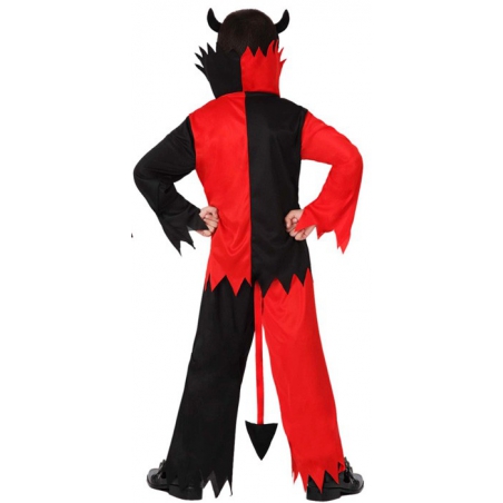 costume de diable pour enfant, garçon de 3 à 12 ans - deguisement halloween