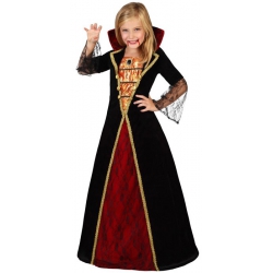 Déguisement de vampire pour fille de 3 à 12 ans - costume halloween