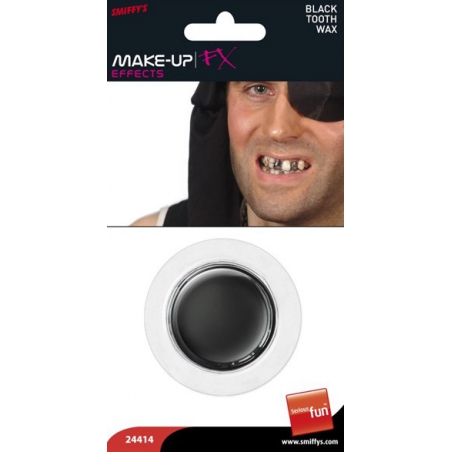 Cire dents noires, maquillage pirates et zombies Cire dents noires, maquillage pirates et zombies