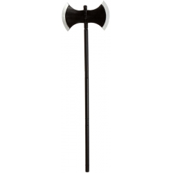 Hache noire en plastique, une hache démontable de 110 cm - accessoires Halloween
