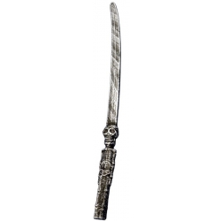 Épée de pirate avec tête de mort, sabre squelette halloween