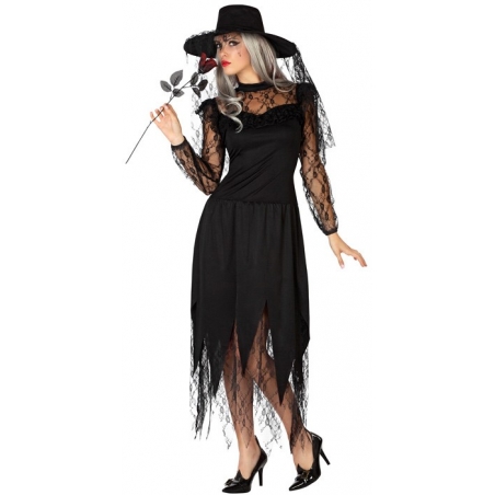 déguisement veuve noire, la beauté fatale d'halloween - deguisements sorcières adultes