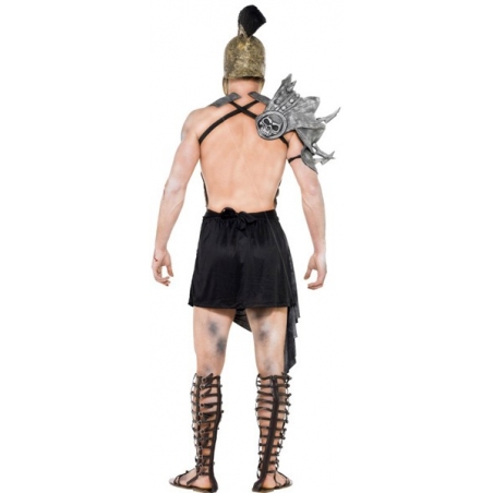 costume de zombie gladiateur, le guerrier d'halloween