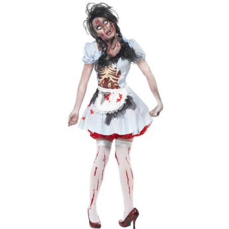 deguisement Dorothée zombie, le magicien d'oz - costume halloween