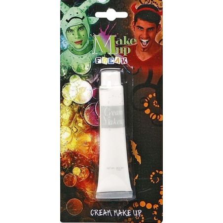 Tube de maquillage blanc en crème