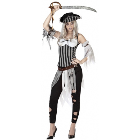Déguisement pirate zombie femme halloween