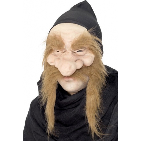 Masque de sorcier adulte, transformez-vous en gnome ou magicien - masque halloween Masque de sorcier adulte, transformez-vous en gnome ou magicien - masque halloween