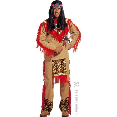 Déguisement indien sitting bull adulte