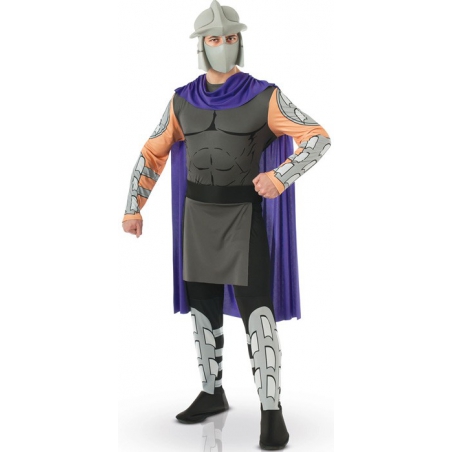 Déguisement Shredder pour adulte avec combinaison imprimée et casque - Tortues Ninja