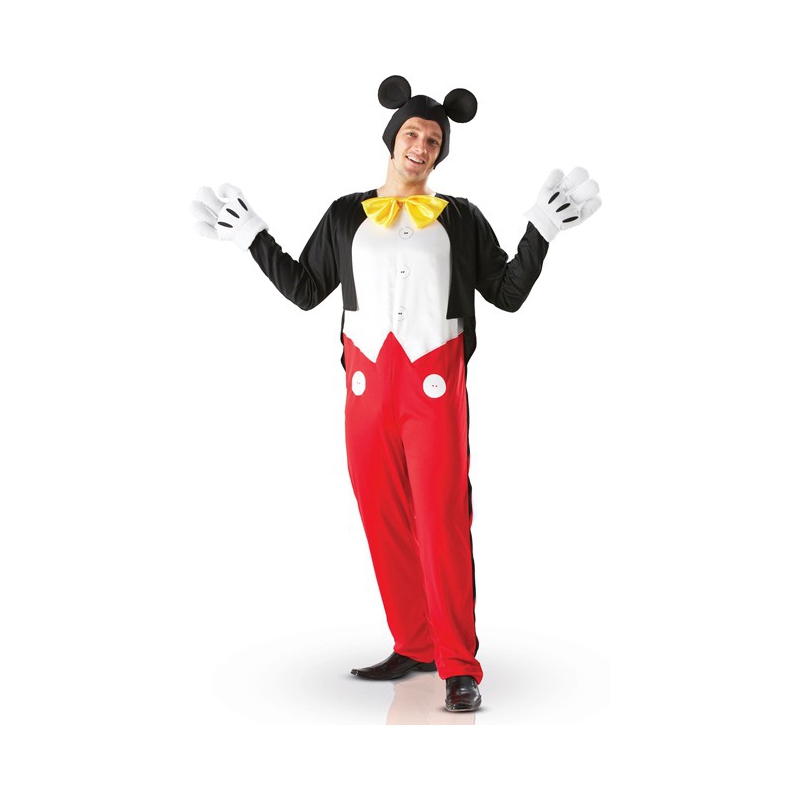 deguisement Mickey adulte, incarnez le célèbre Mickey Mouse grâce à ce costume complet 