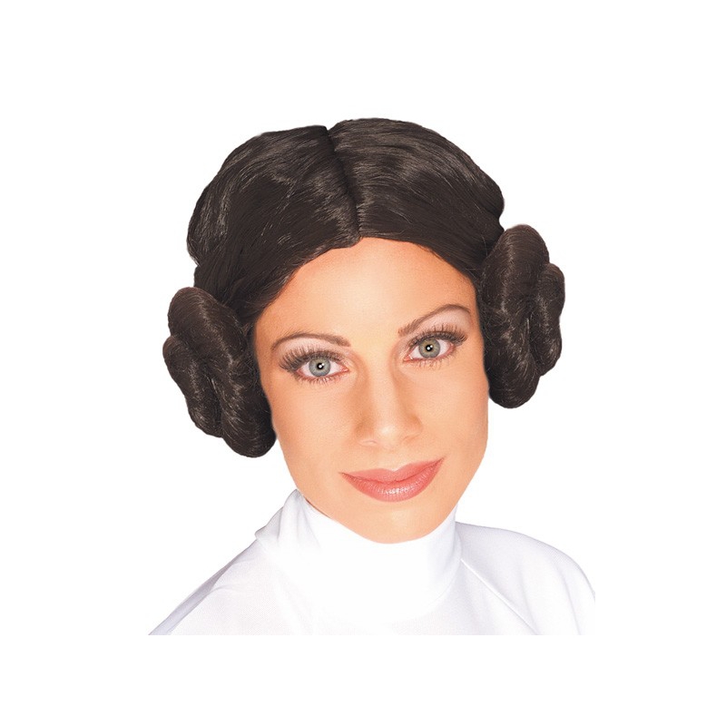 Perruque princesse Leia femme