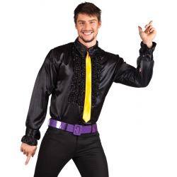 Chemise Disco Noire Homme La Magie Du Déguisement