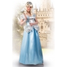Déguisement de princesse pour femme avec robe et tiare - personnage de dessin animé et de conte de fées