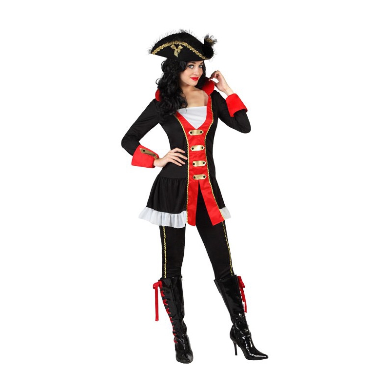 deguisement pirate femme avec pantalon et tunique - costume pirates adultes