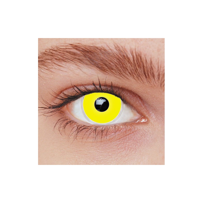 Lentilles jaunes pour adulte, offrez davantage de réalisme à votre maquillage