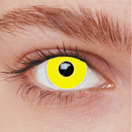 Lentilles jaunes pour adulte, offrez davantage de réalisme à votre maquillage